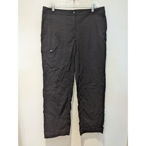 L.L. Bean Women's Size 14 Black Hiking Trail Outdoor Mid‎ Rise Pants Pockets